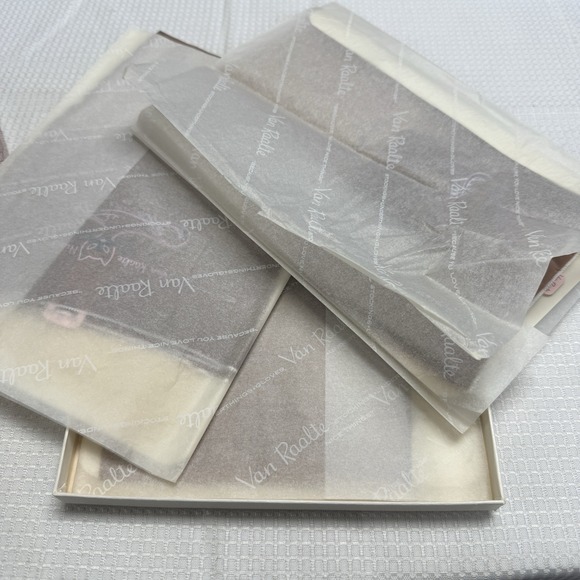 3 Vtg 50s Van Raalte Nines Drama  8.5P Nylon Stockings Seams New Box Thigh High - Picture 4 of 5